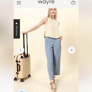 Wayre jet setter pant in “Jean” blue